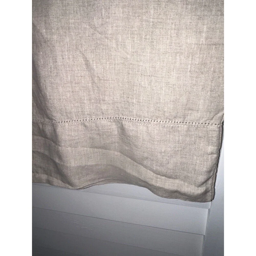 Pottery Barn Linen King Pillowcase 40 in x 20 in Natural NWOT